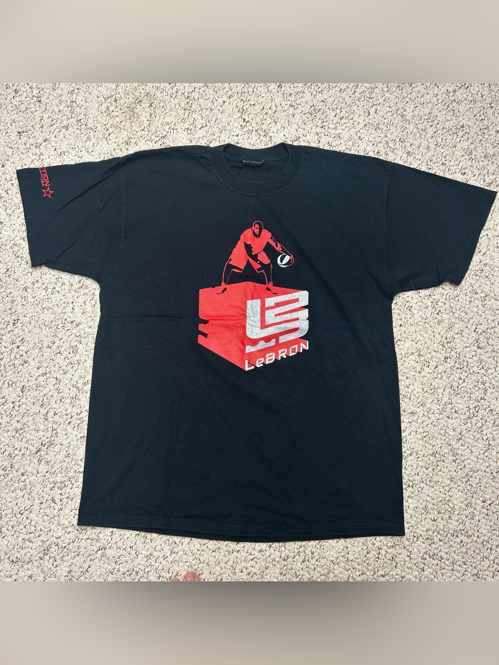 Nike 2000s LeBron James Air Zoom Generation Footaction Shirt Size Approx Medium